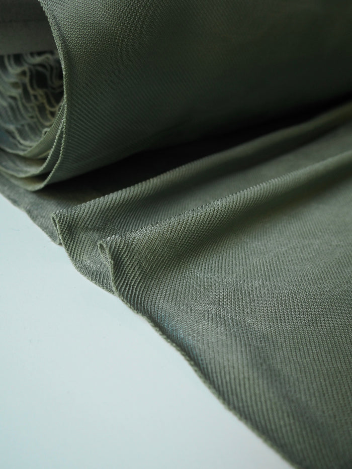 Sage Viscose Satin Twill Jersey *Partially Damaged*