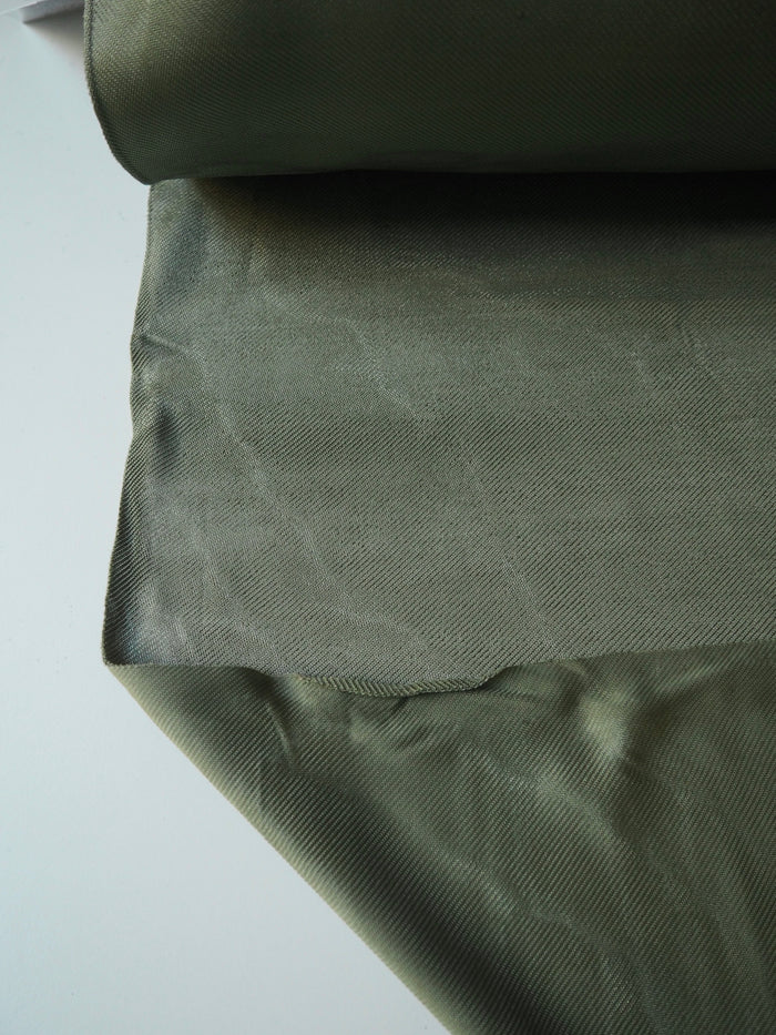 Sage Viscose Satin Twill Jersey *Partially Damaged*