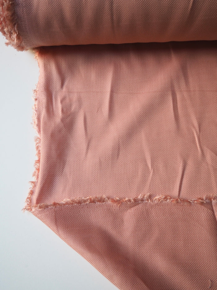 Salmon Textured Tencel Voile