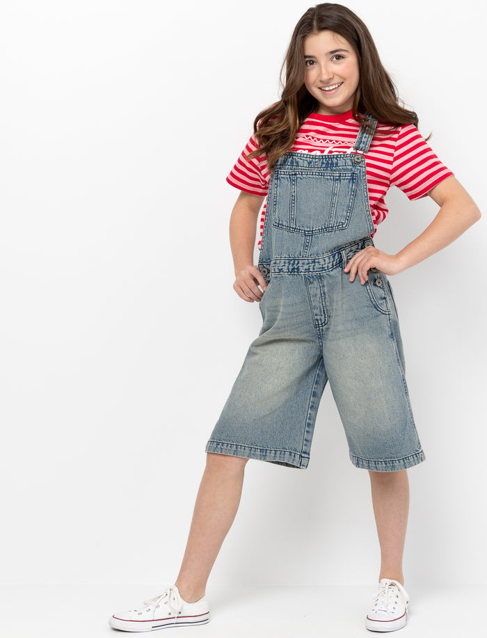 Salopette en denim ample