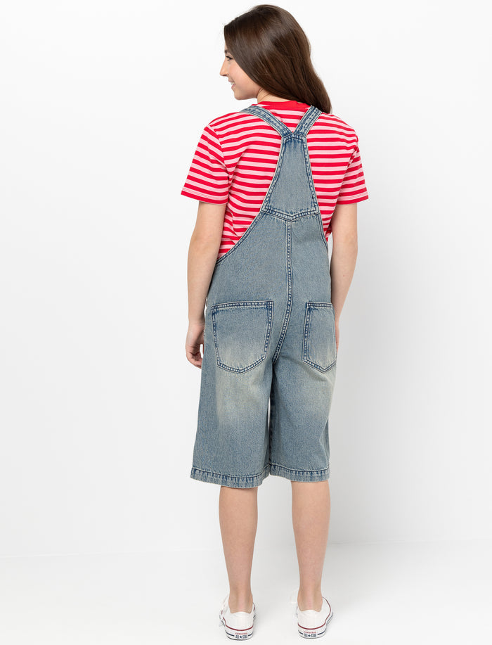 Salopette en denim ample
