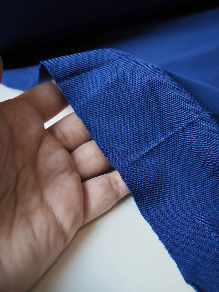 Sapphire Satin Double Jersey
