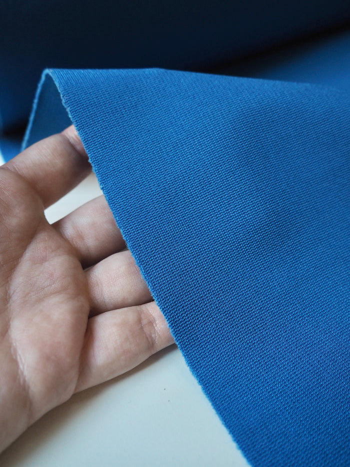 Sapphire Viscose Ponte di Roma Jersey