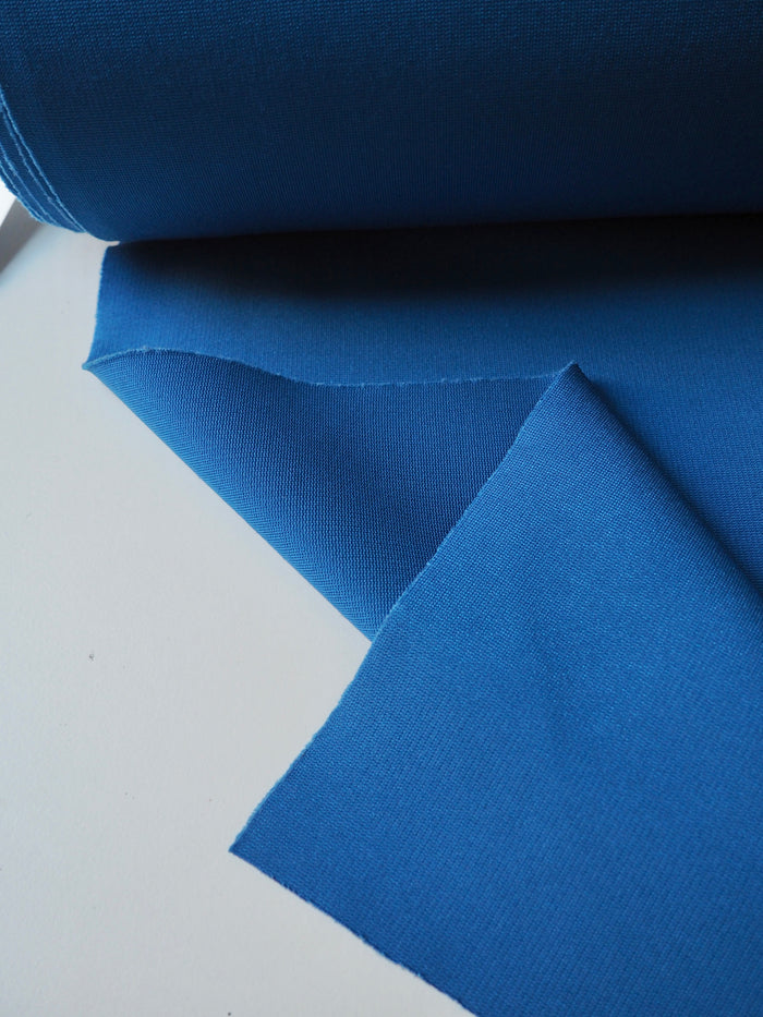 Sapphire Viscose Ponte di Roma Jersey
