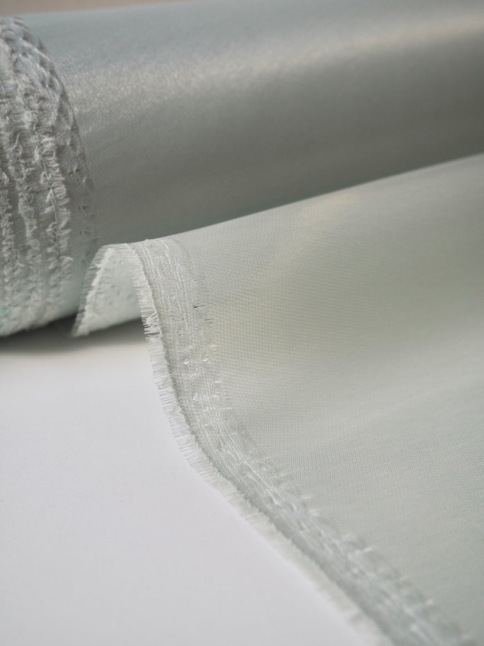 Seafoam Gloss Heavy Organza