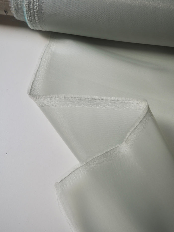 Seafoam Gloss Heavy Organza