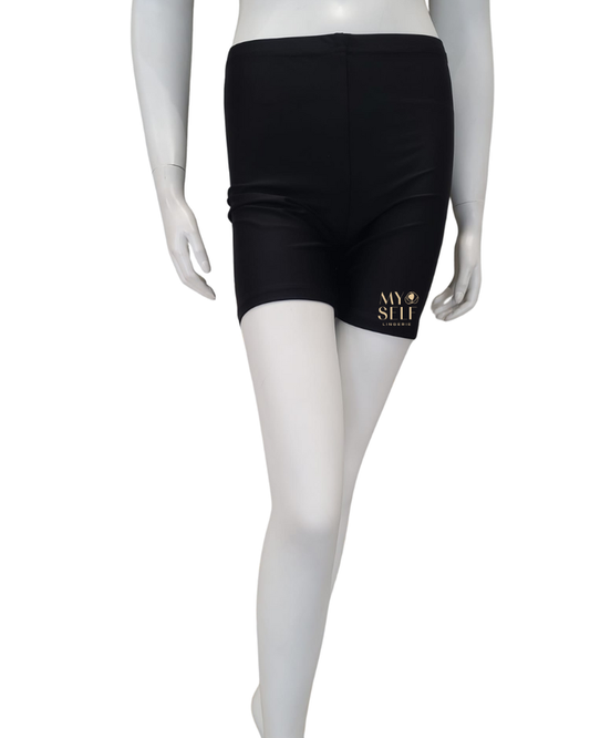 Seashells SEA-1 Black Swim Shorts myselflingerie.com