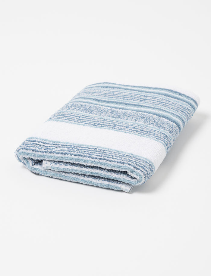 Serviette de bain chinée en coton