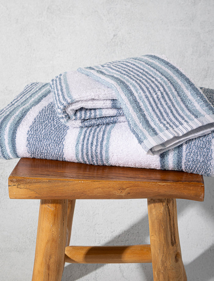 Serviette de bain chinée en coton