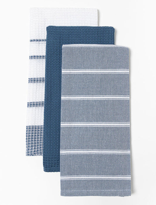 Serviettes à vaisselle texturées - paquet de 3