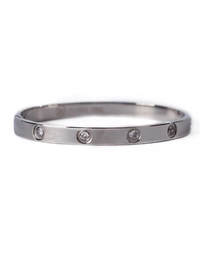 Set in Stone CZ Bangle