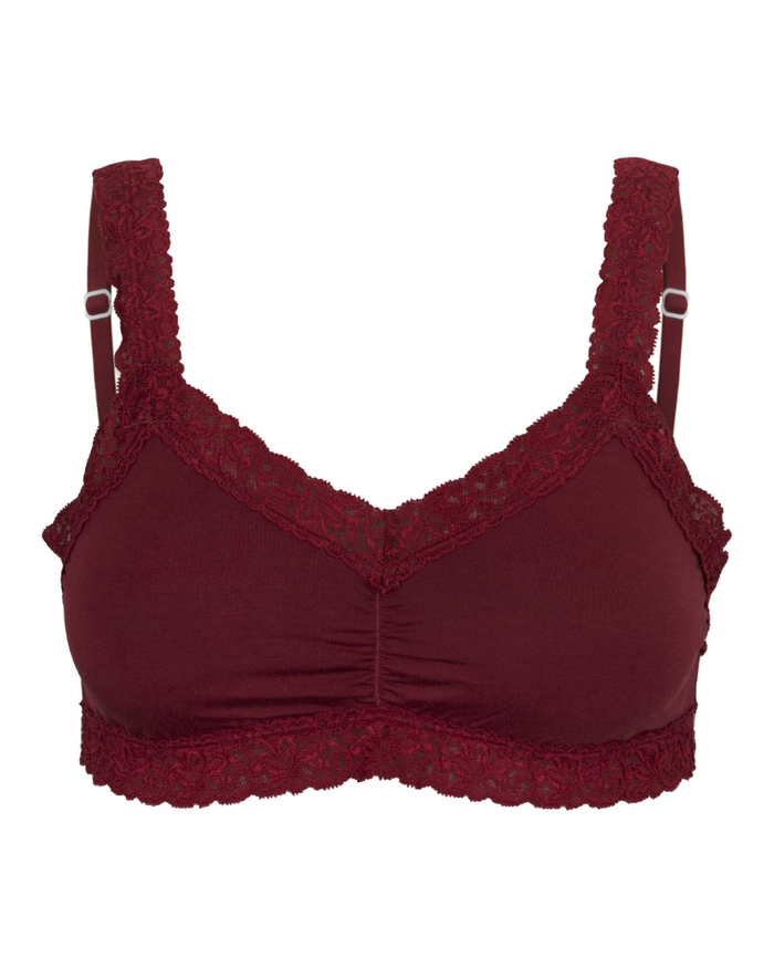 SHE Cabernet Iconic Lace Modal Bralette