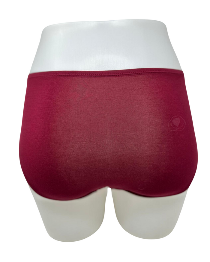 SHE S303 Cabernet Modal Bikinis with Elastic Waist 3 Pack myselflingerie.com