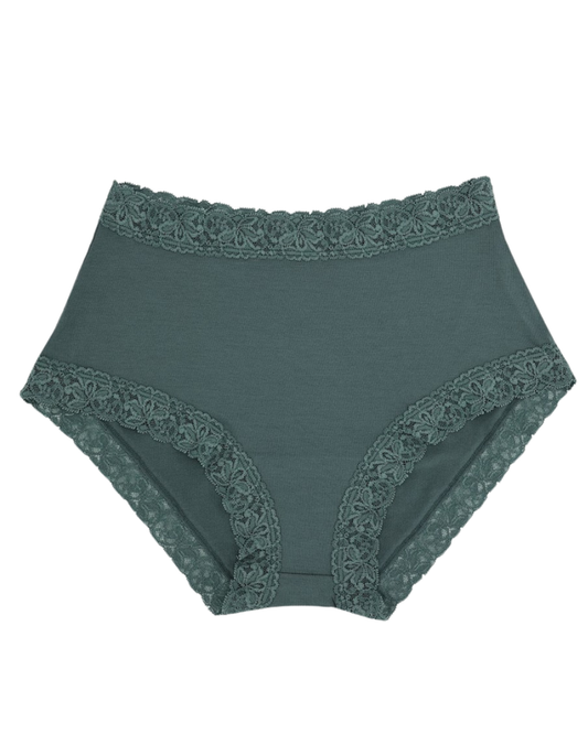 SHE Lichen Modal Lace Briefs Plus Sizes 3 Pack