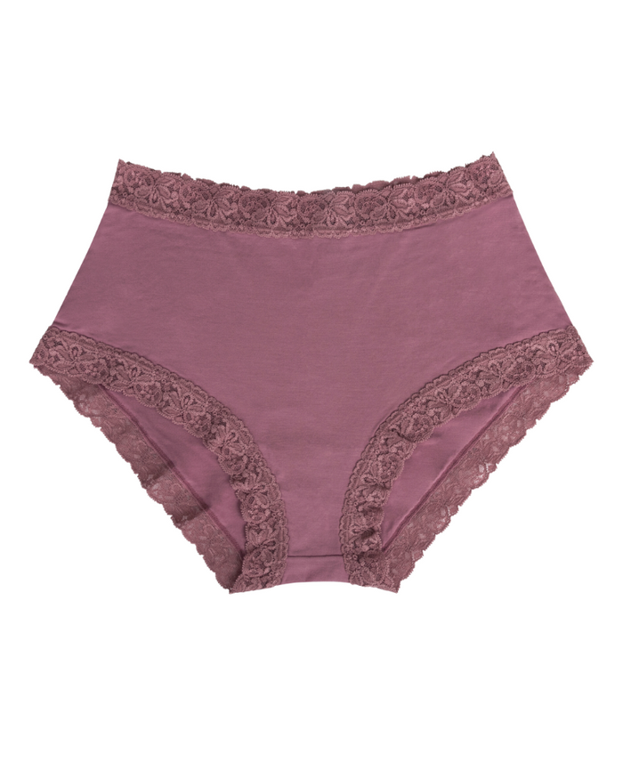 SHE Mesa Rose Modal Lace Briefs Plus Sizes 3 Pack