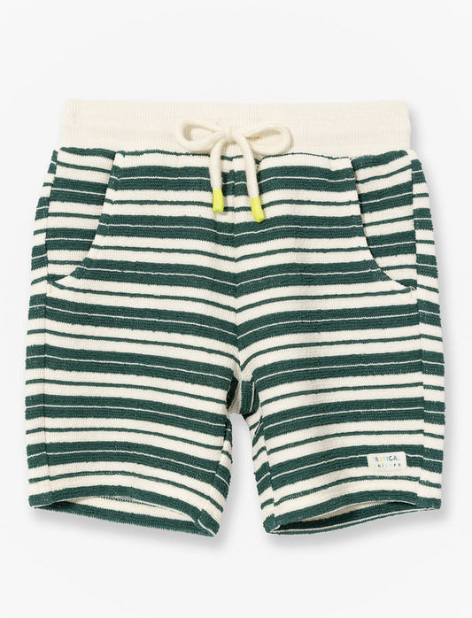Short à rayures