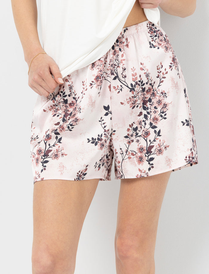 Short de pyjama en satin