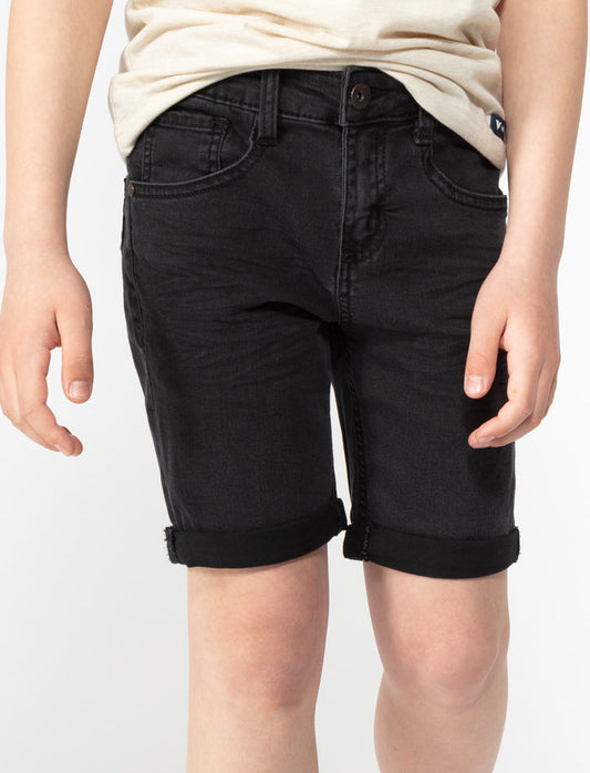 Short en denim extensible
