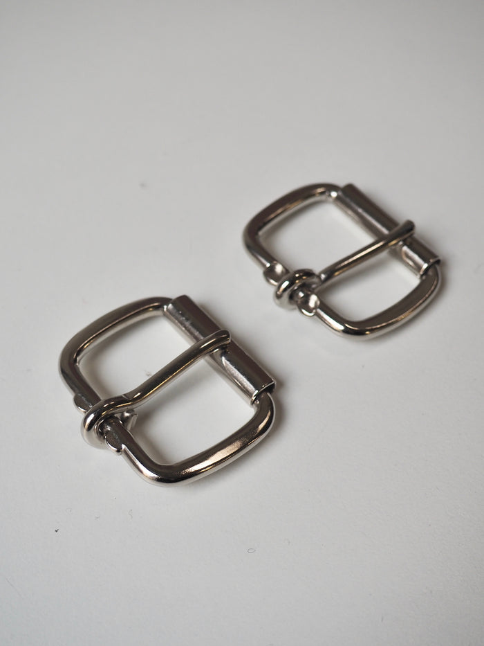 Silver Chunky Buckle 40mm