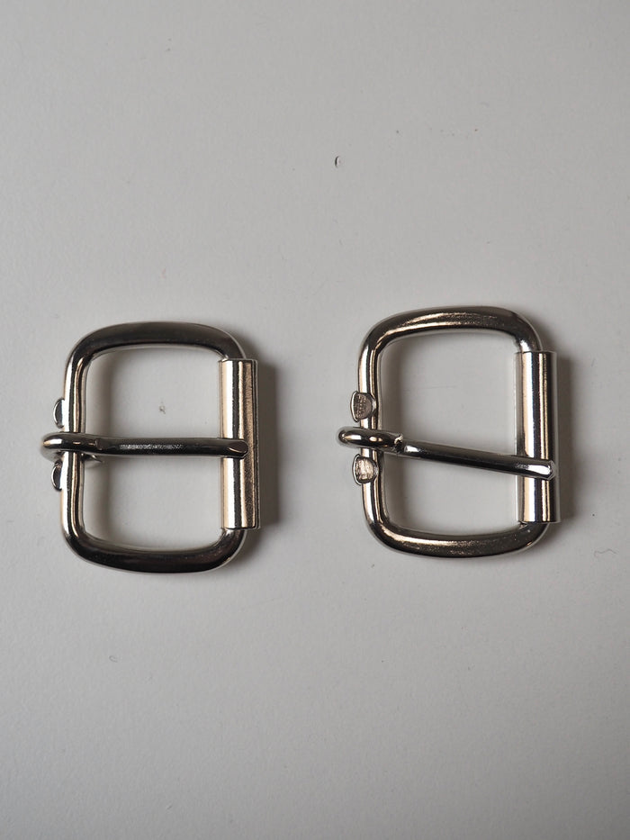 Silver Chunky Buckle 40mm
