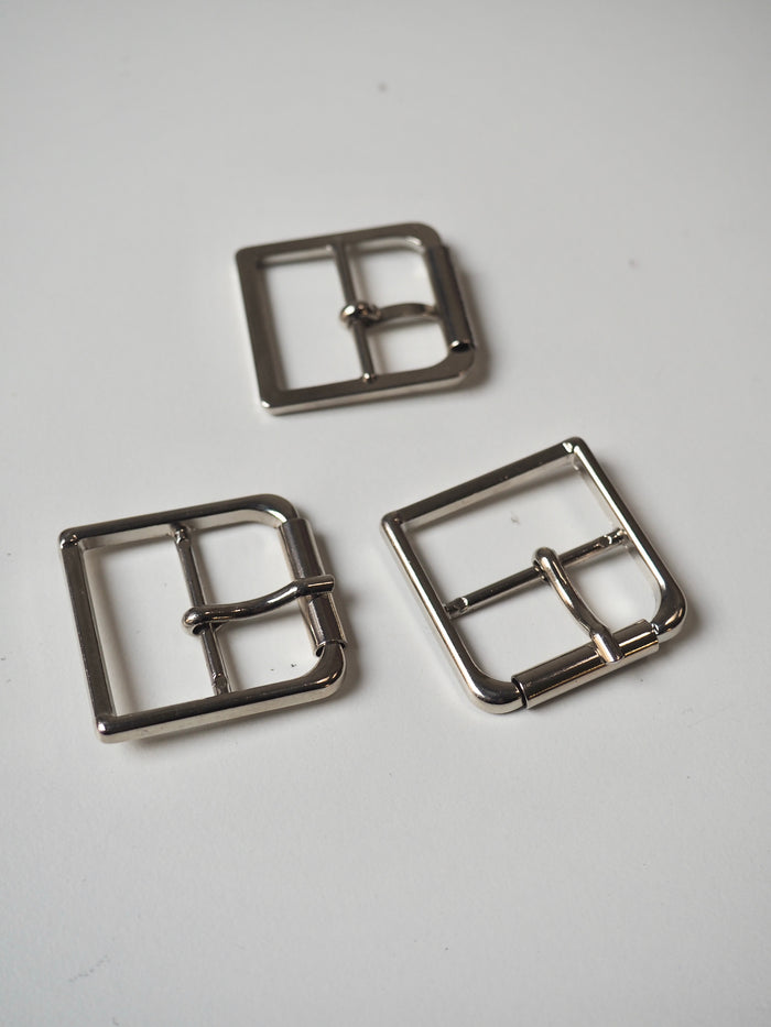 Silver Metal D-Buckle 30mm
