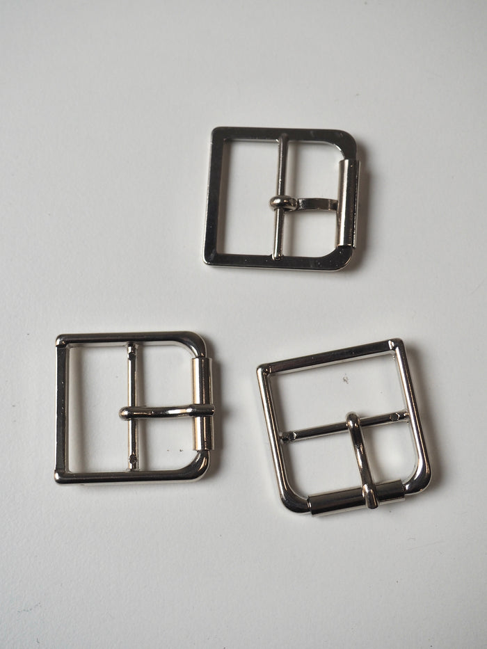 Silver Metal D-Buckle 30mm