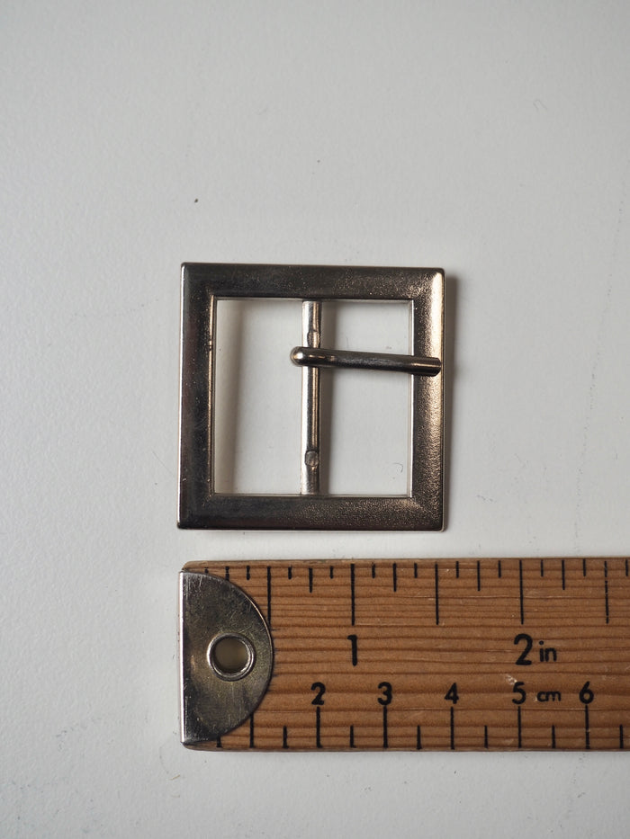 Silver Square Buckle 30mm