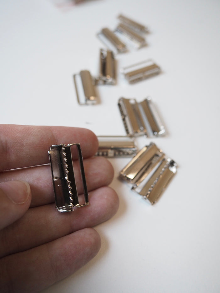 Silver Strap Slider Lock