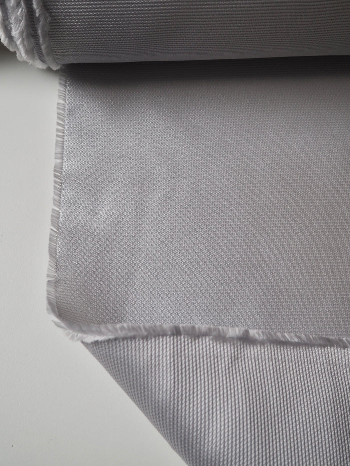 Silver Textured Sateen