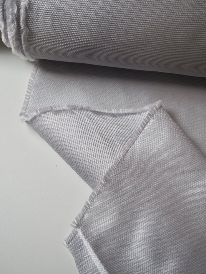 Silver Textured Sateen