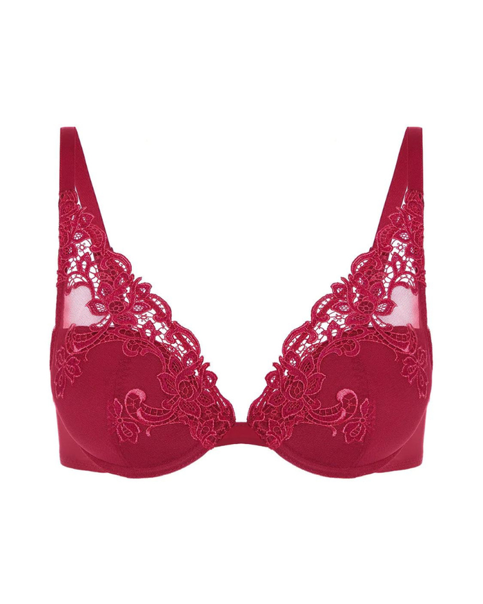 Simone Perele 15C347 Lipstick Saga Push Up Underwire Bra myselflingerie.com