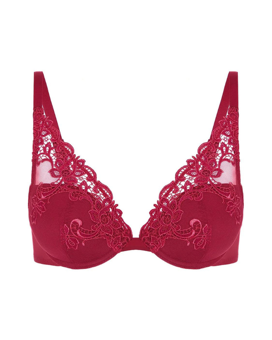 Simone Perele 15C347 Lipstick Saga Push Up Underwire Bra myselflingerie.com
