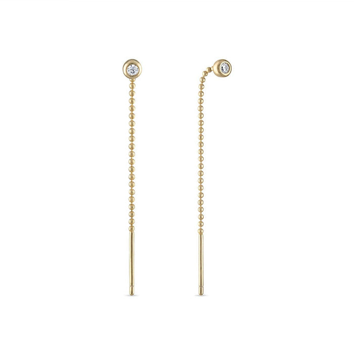 SKN Collections - Beaded Chain Ear Threaders
