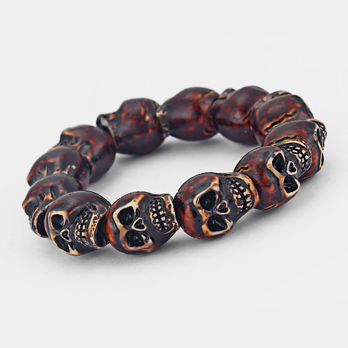 Skull Wristband Bracelet