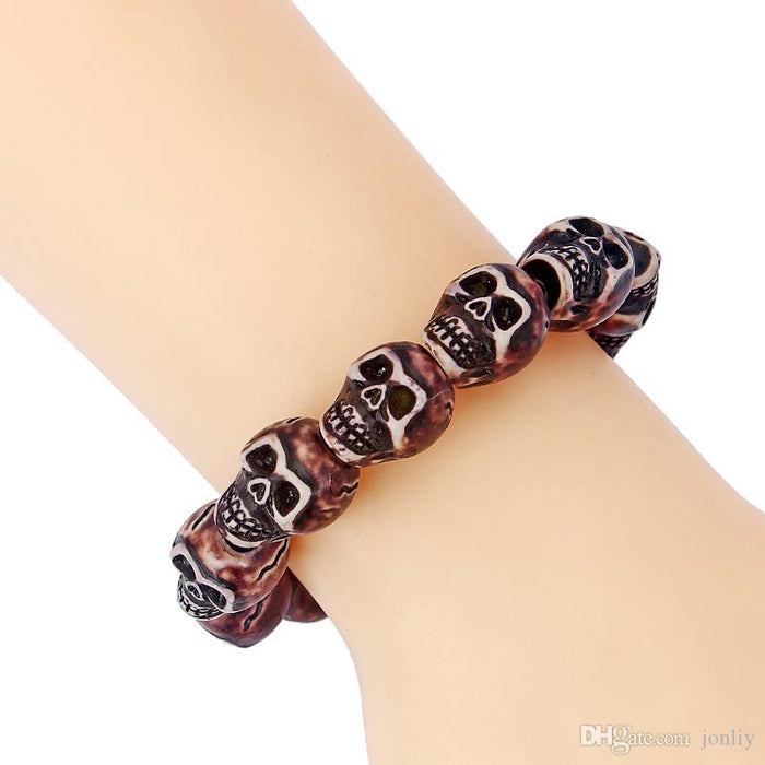 Skull Wristband Bracelet