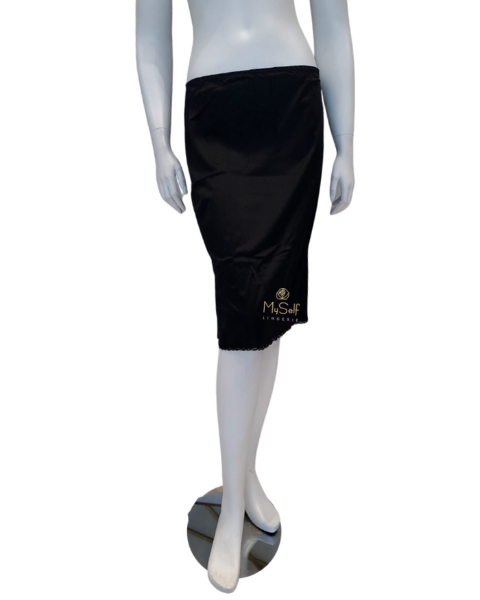 Slimit SLM2570 24" Black Slimit Nylon Half Slip myselflingerie.com