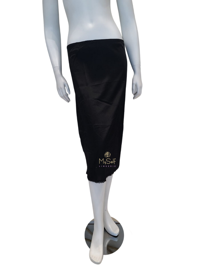 Slimit 28" Black Slimit Nylon Anti Cling Half Slip Myselflingerie.com