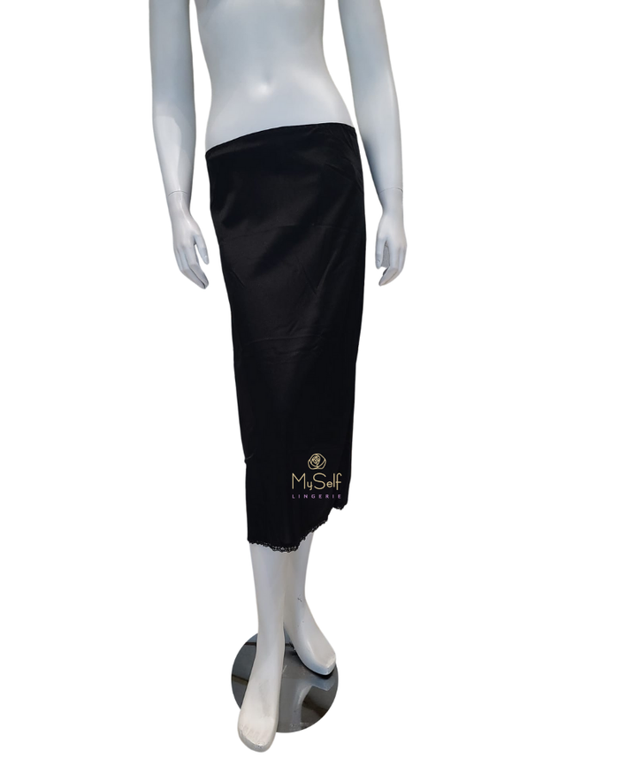 Slimit 32" Black Slimit Nylon Anti Cling Half Slip Myselflingerie.com