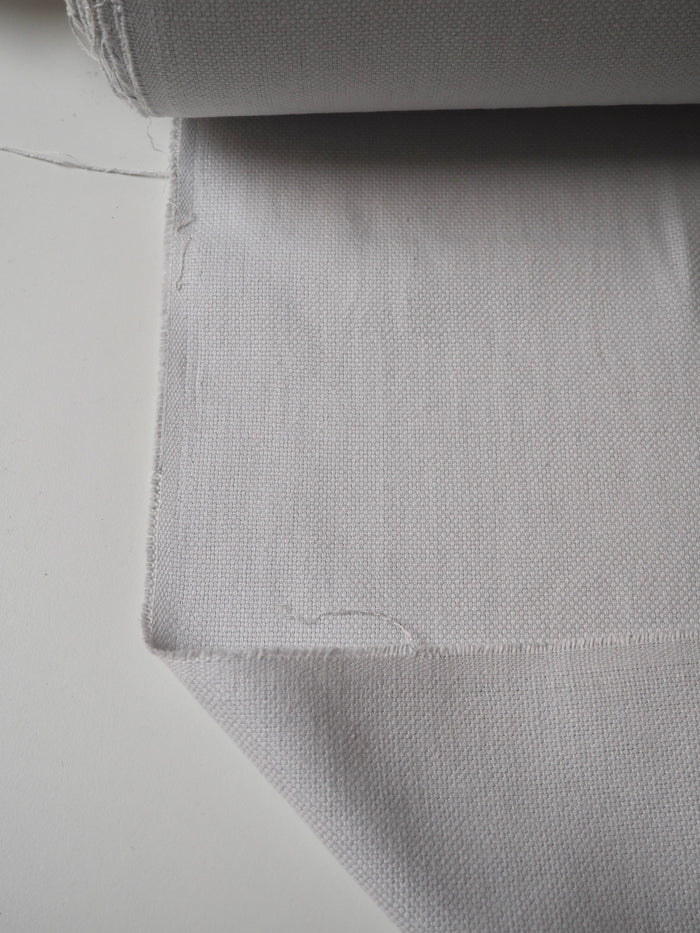 Smoke Basketweave Linen/Cotton