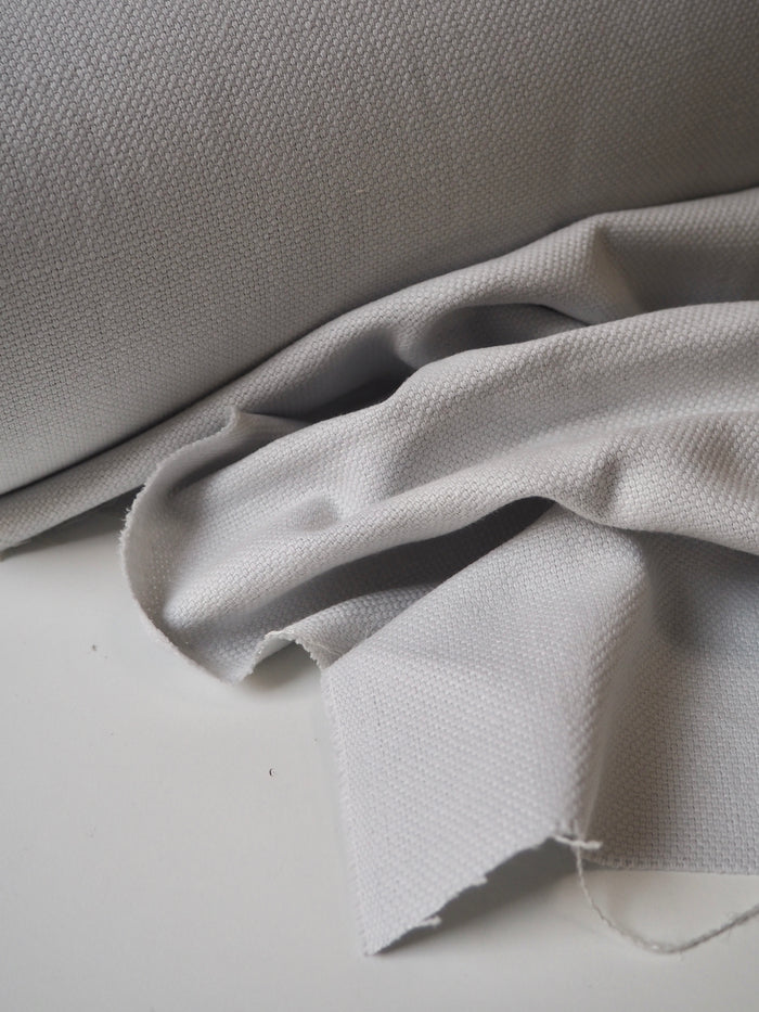 Smoke Basketweave Linen/Cotton