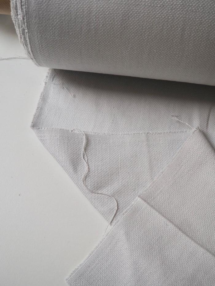 Smoke Basketweave Linen/Cotton