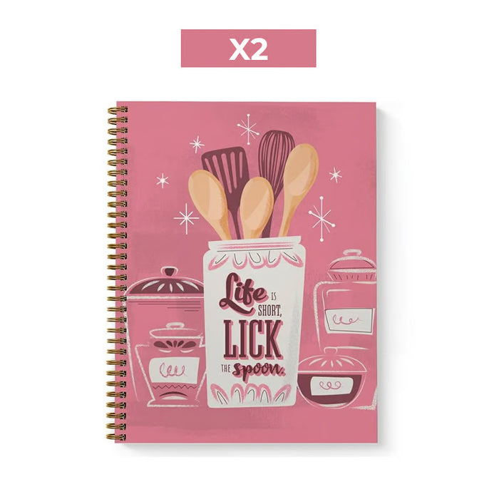 Softcover Recipe Notebook*2