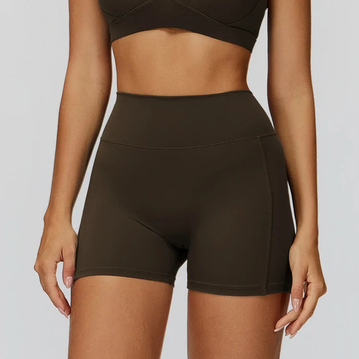 SPARK Back Waist Scrunch Shorts for Women