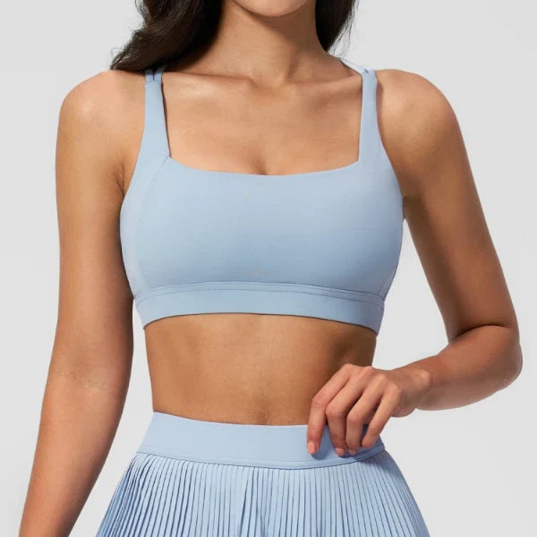 SPARK Cloud Feel High Impact Multi-Strap Cross Back Yoga Fitness Bra ZC8782-2