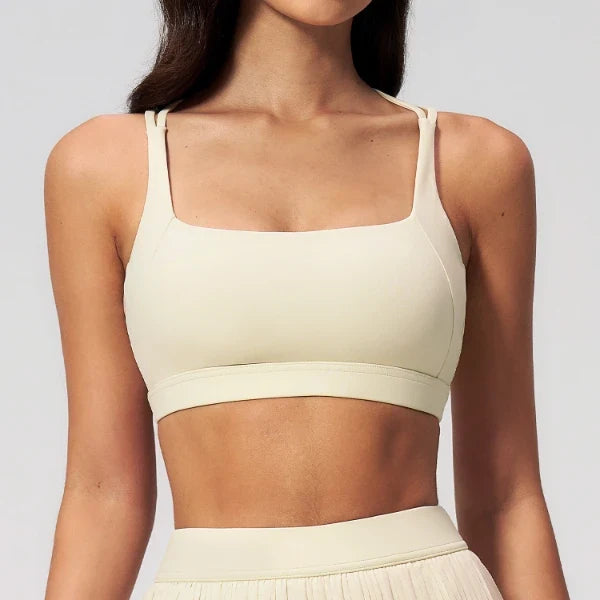 SPARK Cloud Feel High Impact Multi-Strap Cross Back Yoga Fitness Bra ZC8782-2