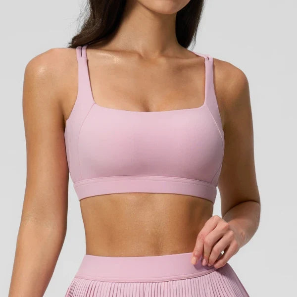 SPARK Cloud Feel High Impact Multi-Strap Cross Back Yoga Fitness Bra ZC8782-2