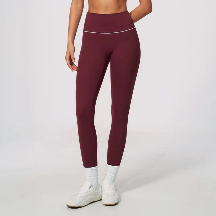 SPARK Color-block Brushed Tummy Control Yoga Leggings ZC9615