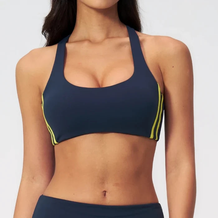SPARK Contrast Color High Impact Sports Bra ZC3588
