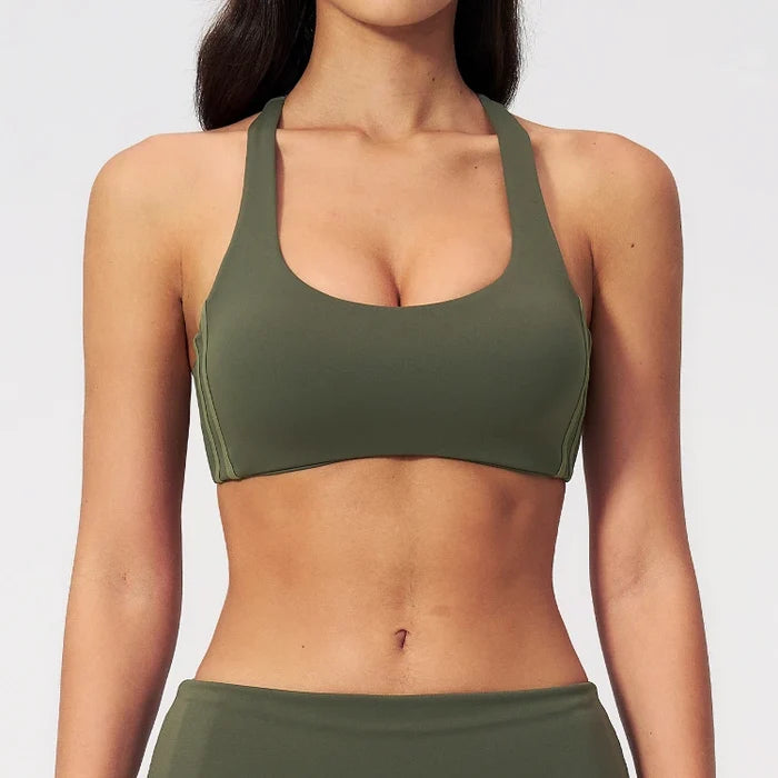 SPARK Contrast Color High Impact Sports Bra ZC3588