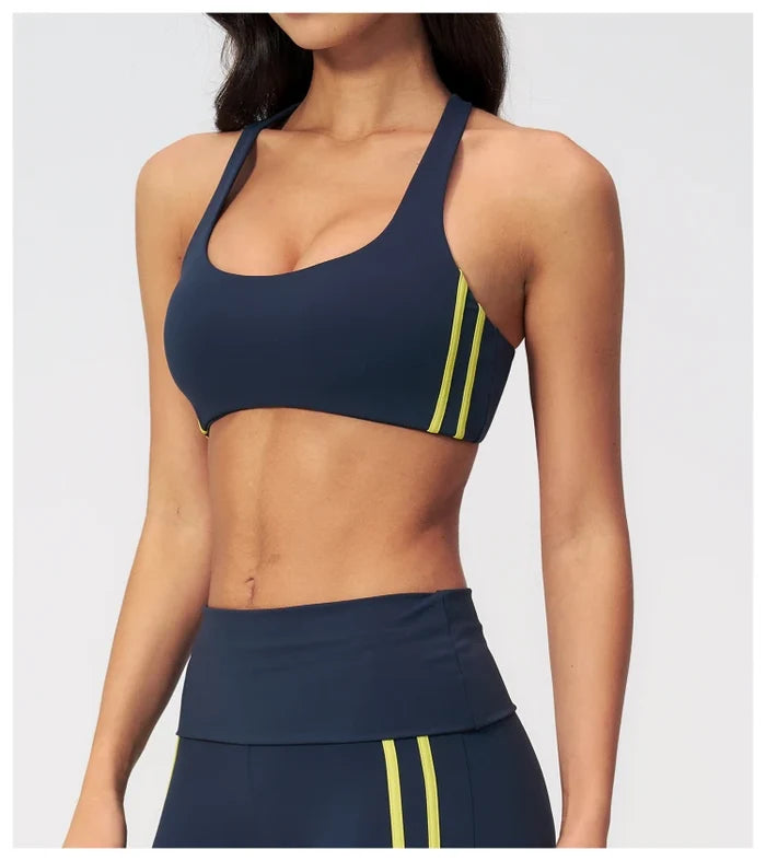 SPARK Contrast Color High Impact Sports Bra ZC3588